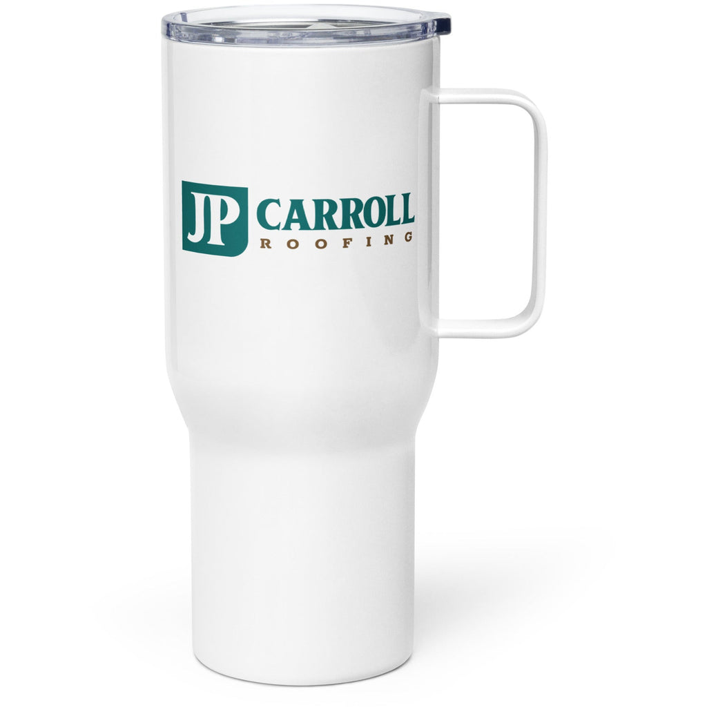 JP Carroll Roofing Travel mug with a handle